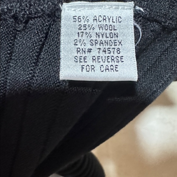 Cache Black Ribbed Collar Cardigan - Picture 8 of 8